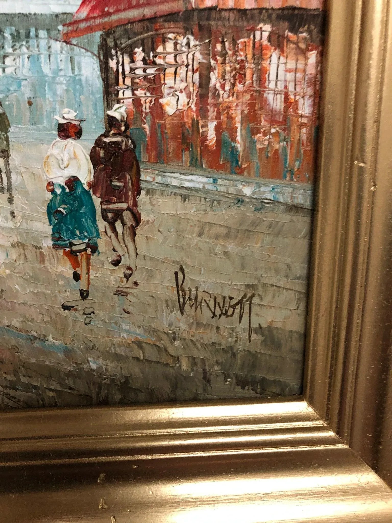 Late 20th Century Paris Oil on Canvas, Signed - 4