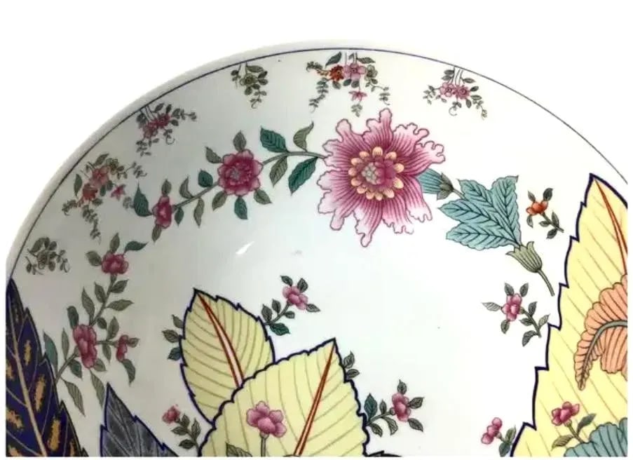 Tobacco Leaf 10 Inch Bowl by Seymour Mann - 6