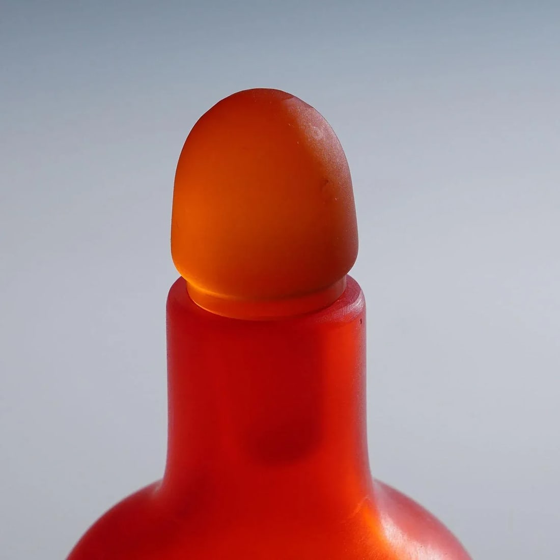 Paolo Venini Inciso Glass Bottle Manufactured by Venini 1990s - 3