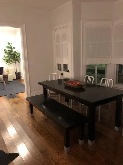Contemporary Wenge Wood Dining Table With 2 Matching Benches - Set of 3 - 11