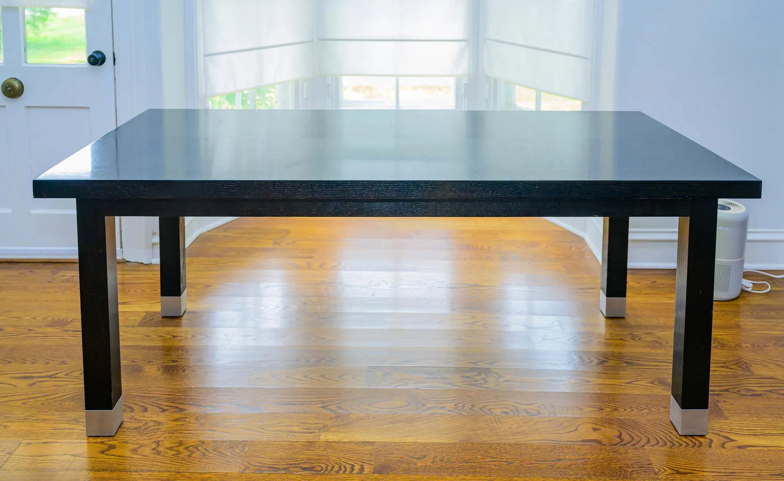 Contemporary Wenge Wood Dining Table With 2 Matching Benches - Set of 3 - 3