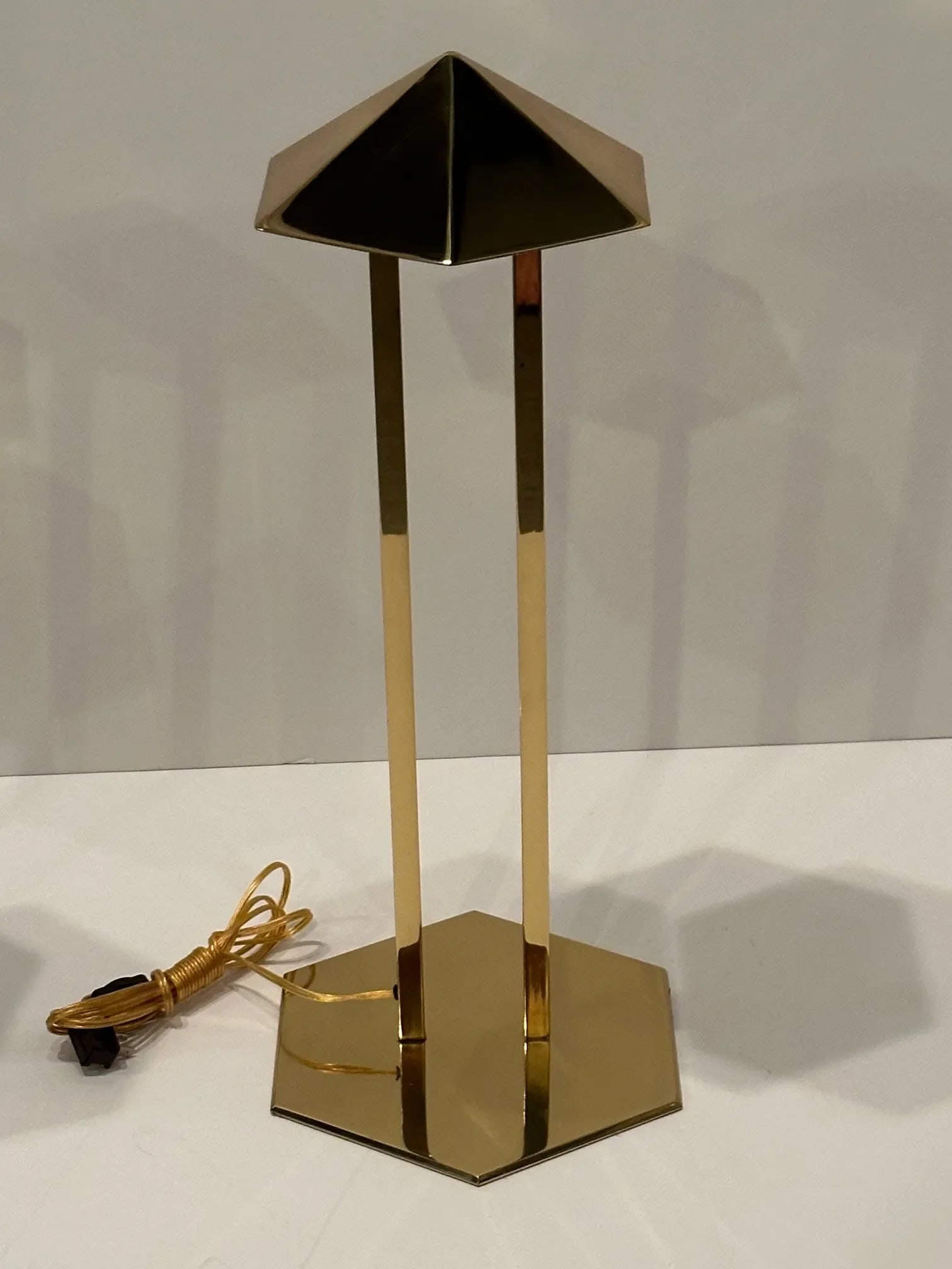 Brass Desk Lamps by Robert Sonneman for George Kovacs -A Pair - 10