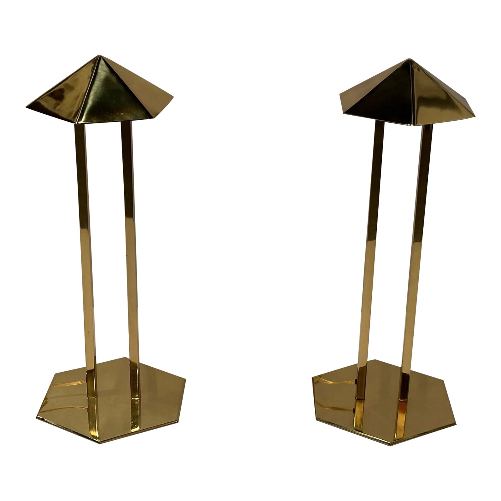 Brass Desk Lamps by Robert Sonneman for George Kovacs -A Pair (1 of 12)