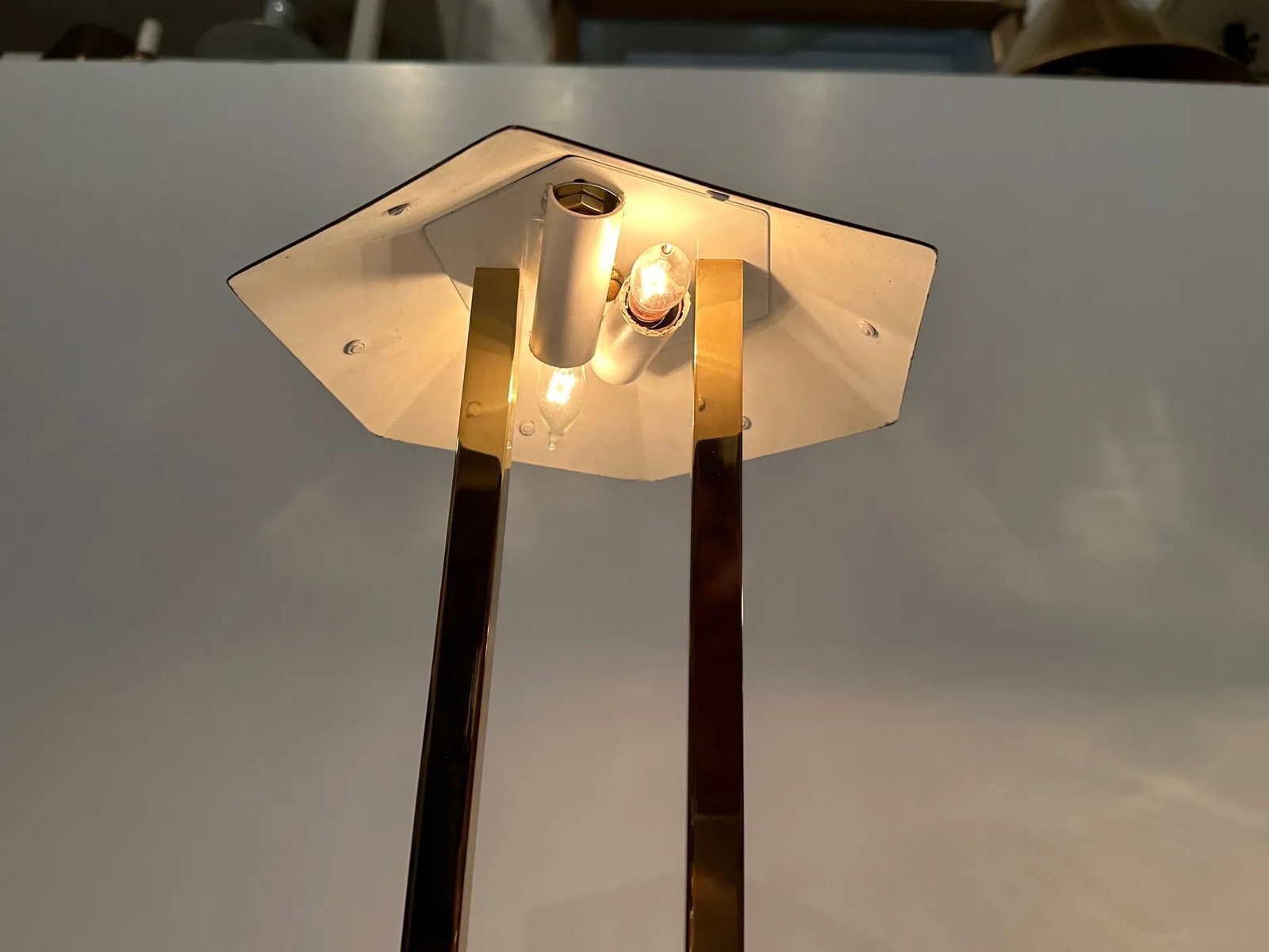 Brass Desk Lamps by Robert Sonneman for George Kovacs -A Pair - 7
