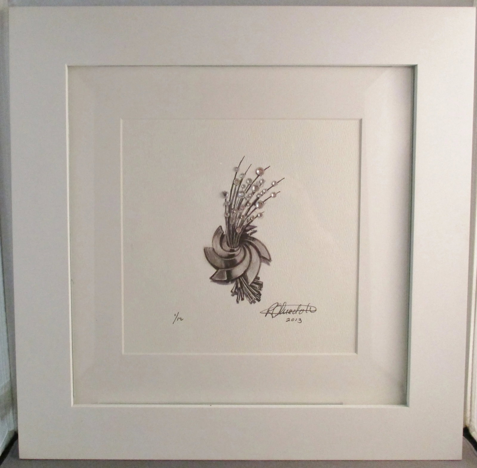 Conemporary Wall Jewels by Rick Olivadoti Mixed Media Print - 6