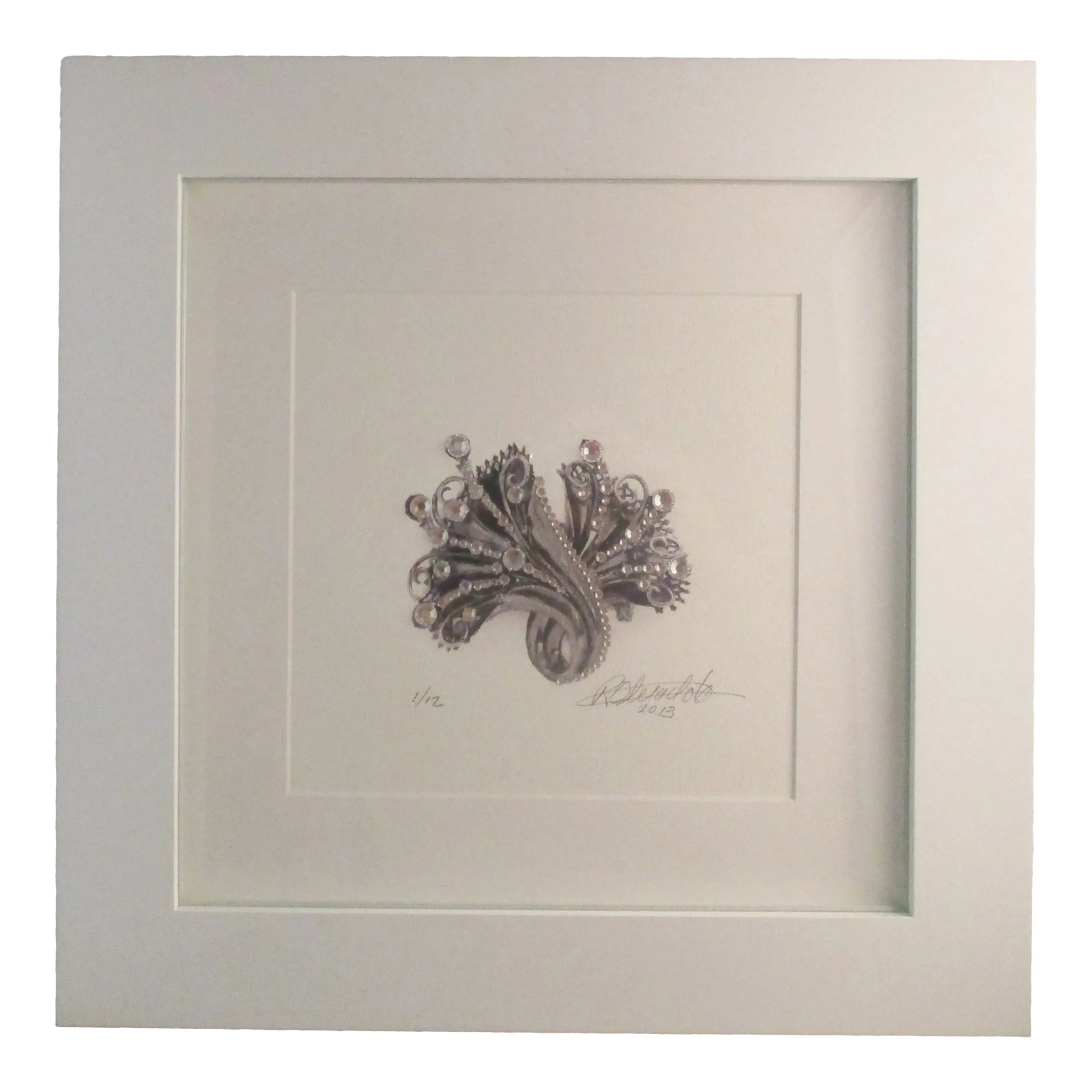 Contemporary PRint, Wall Jewels by Rick Olivadoti: Elegant and Glamorous Jewelry for the Walls by Rick Olivadoti. Olivadoti has adored all that sparkles for as far back as he can remember. Mr.Olivadoti , an architect, by trade , acquired an extensive