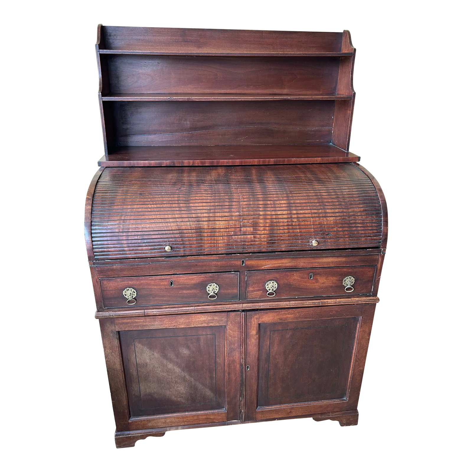 19th Century English Petite Rolltop Desk (1 of 12)