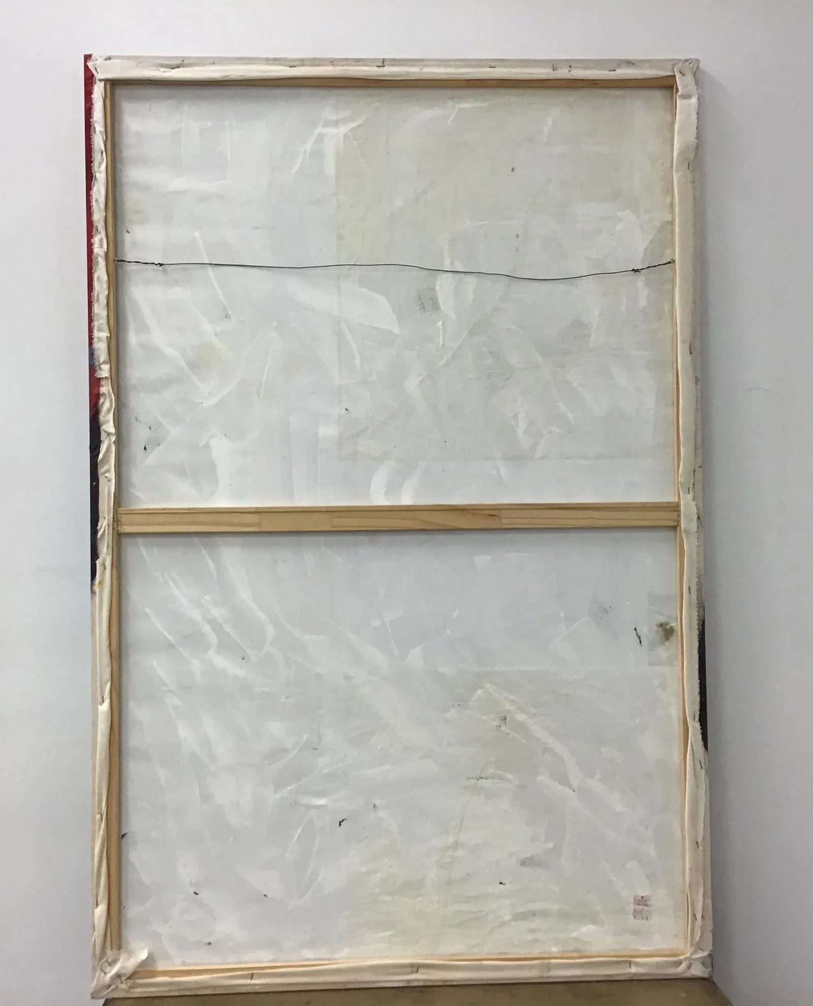 Large Abstract Oil on Canvas Painting, Signed - 6