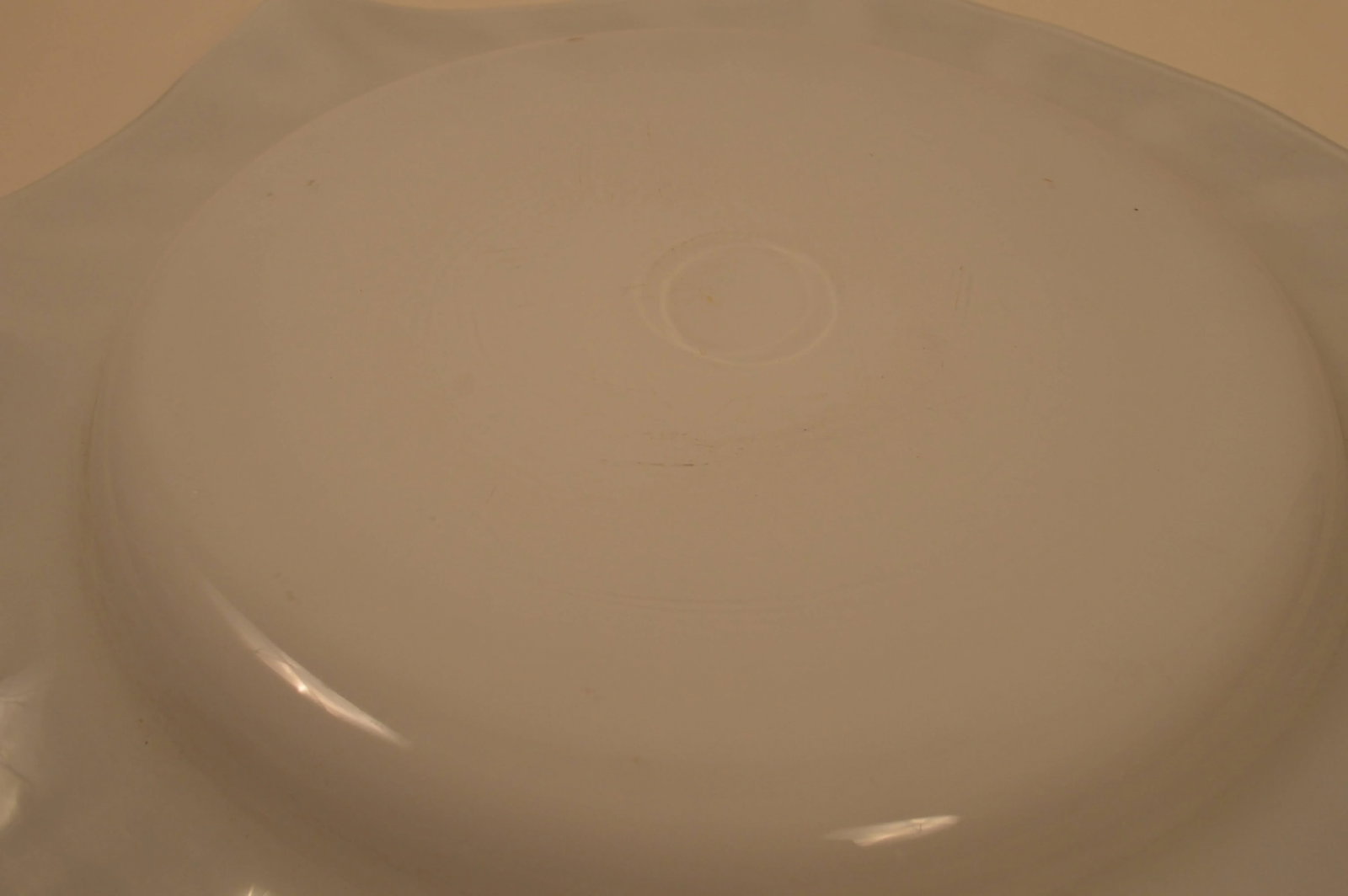 Large Murano Platter Centerpiece Bowl Attributed to Barbini - 4