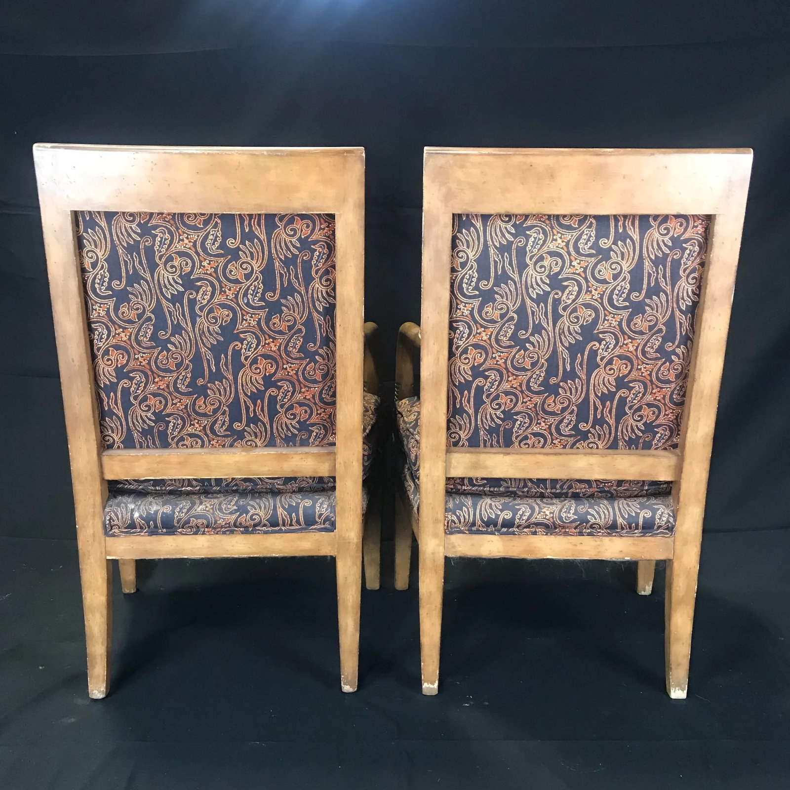 1940s Vintage French Empire Style Armchairs- A Pair - 2