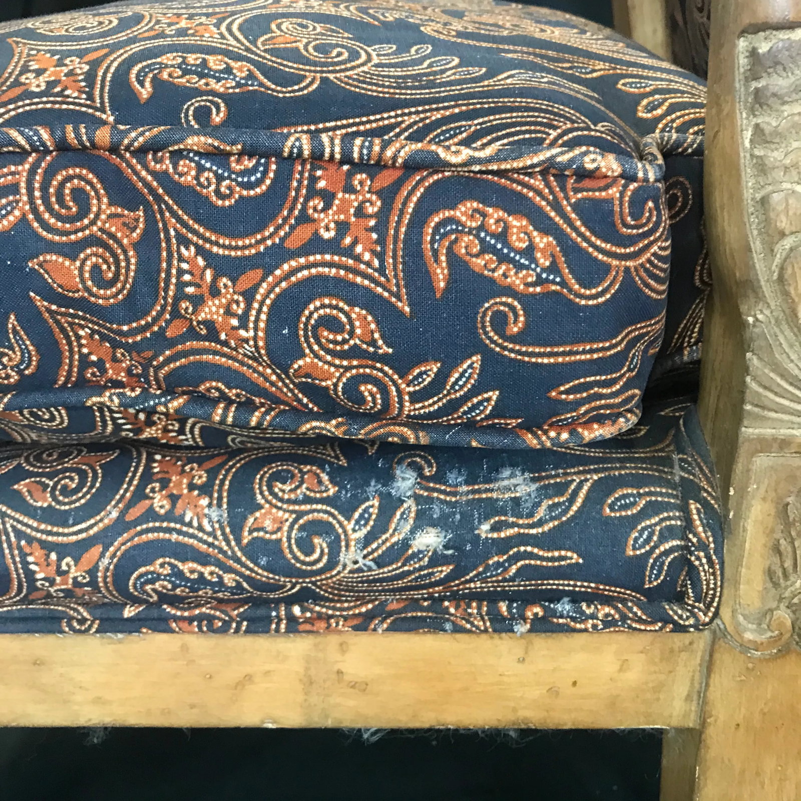 1940s Vintage French Empire Style Armchairs- A Pair - 7