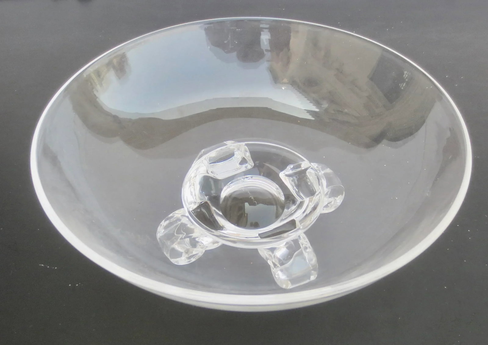 Steuben Low Footed Crystal Bowl McM' - 3