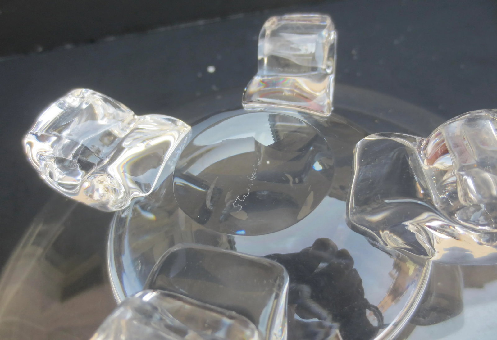 Steuben Low Footed Crystal Bowl McM' - 4