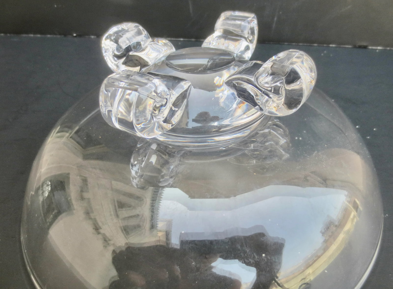 Steuben Low Footed Crystal Bowl McM' - 5