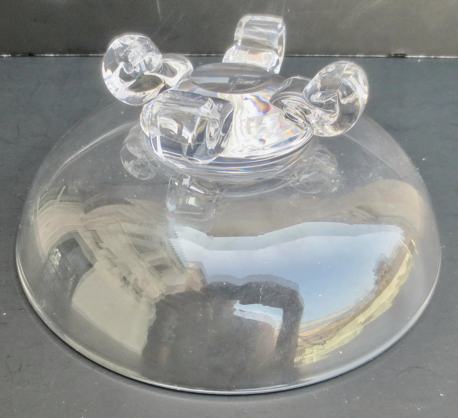 Steuben Low Footed Crystal Bowl McM' - 6