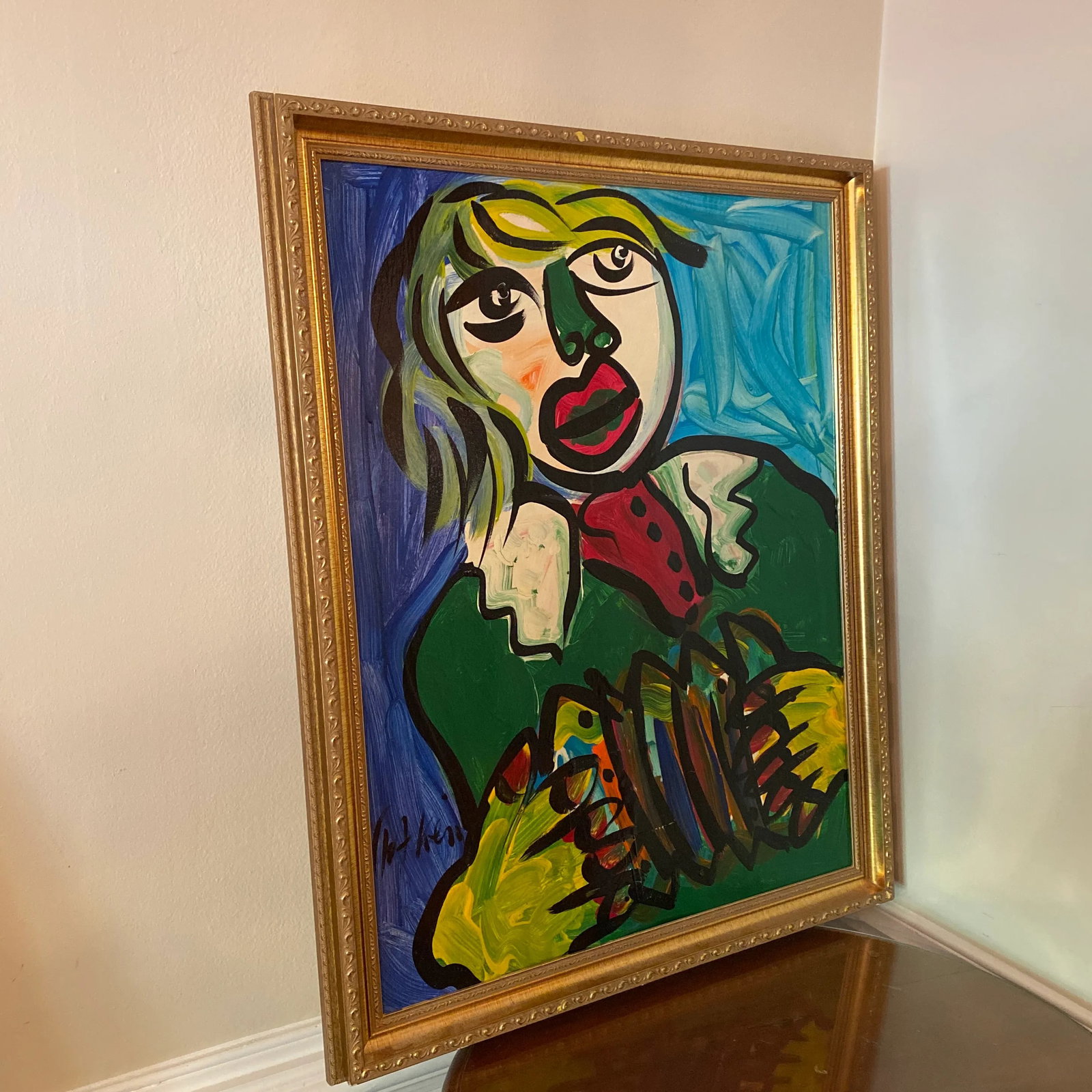 1970s Abstract Peter Keil Original Oil on Foam Board Framed Painting - 2