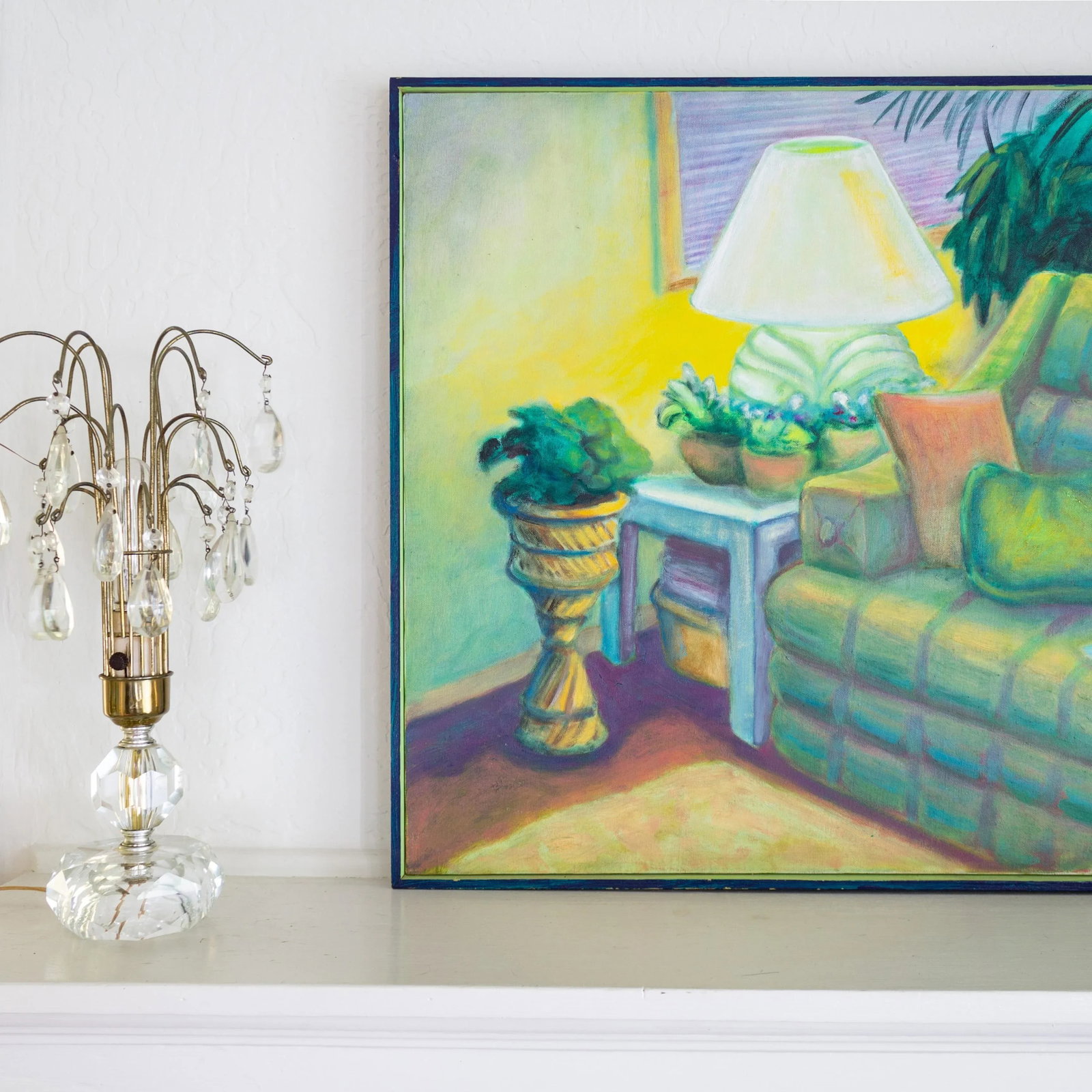 Fauvist Painting of a Living Room Interior Still Life Signed Henson - 3