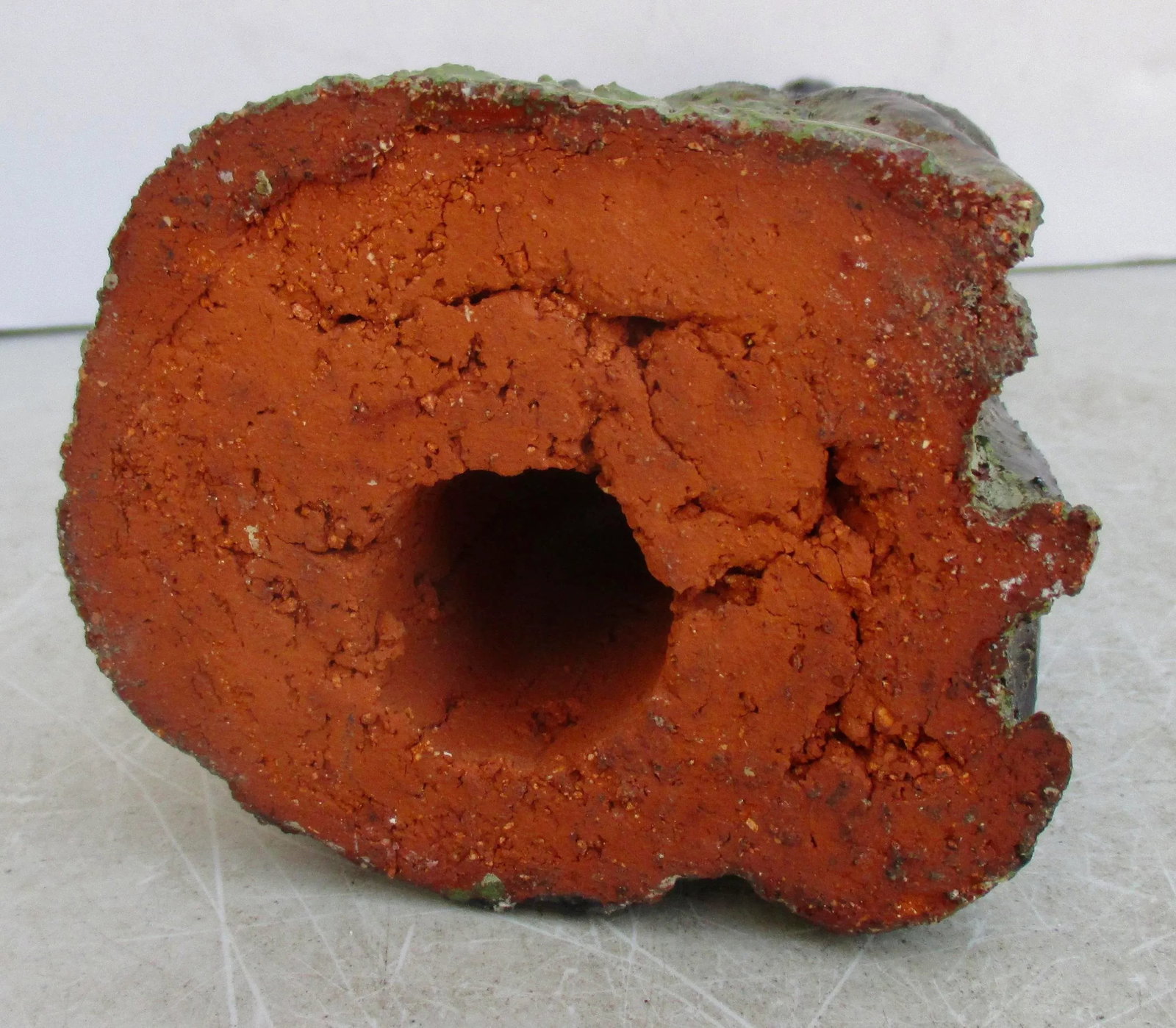 Blue Glazed Terra Cotta "Circe" Attrb to Claire McArdle Circa 80s' - 7