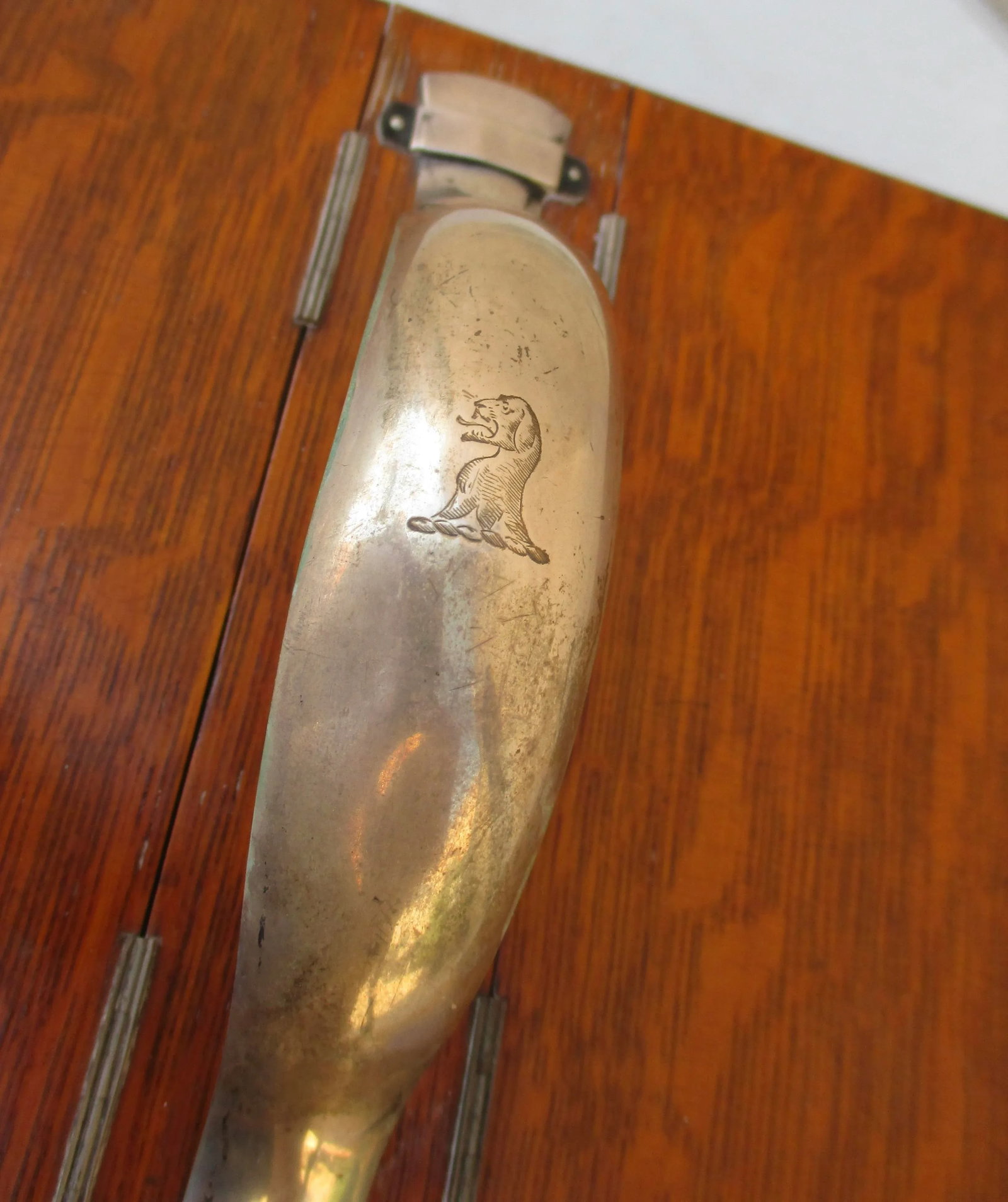 Cask Box by Mappin & Webb Sterling Silver and Oak Dated 1904 - 3