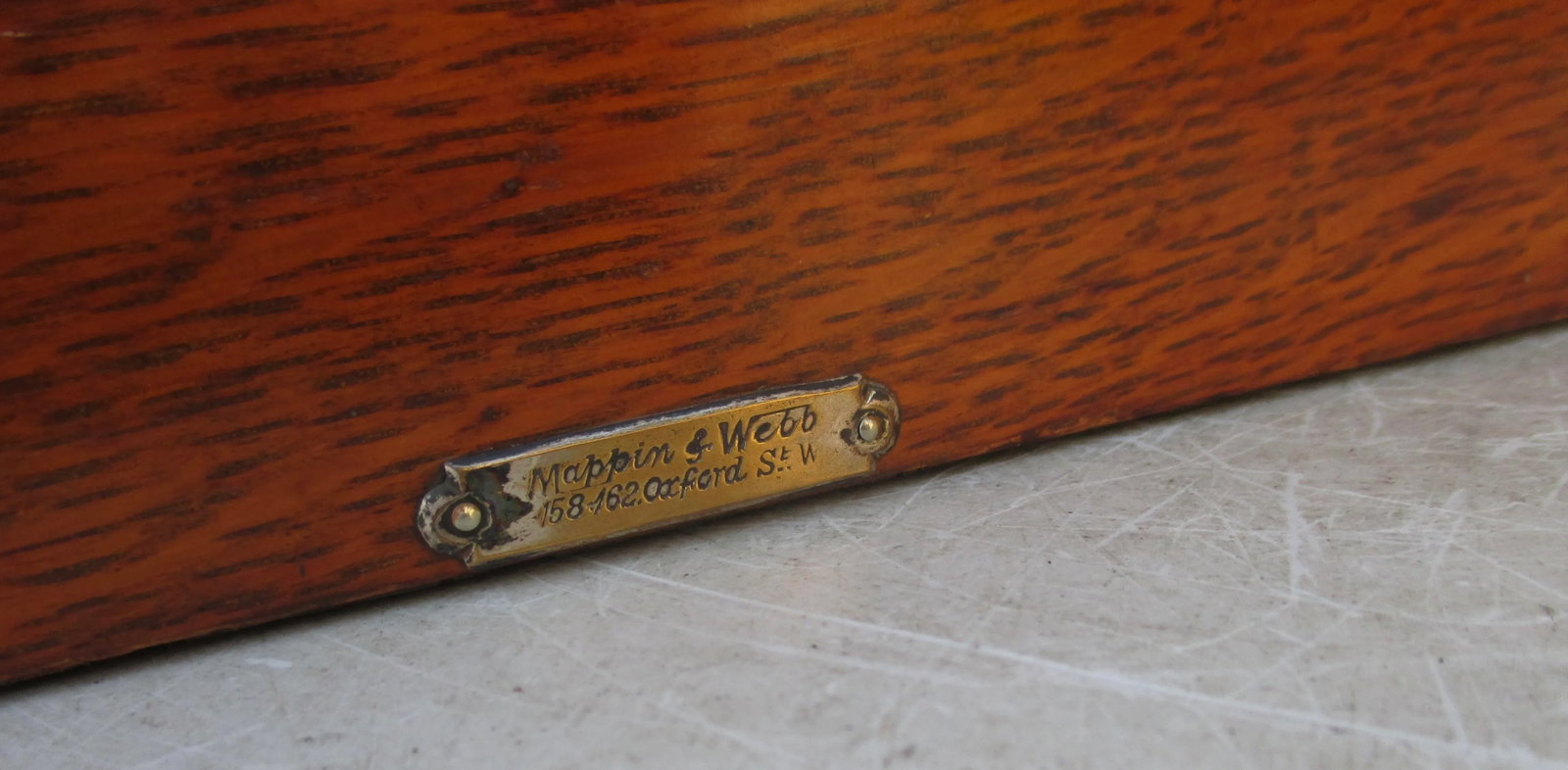 Cask Box by Mappin & Webb Sterling Silver and Oak Dated 1904 - 8
