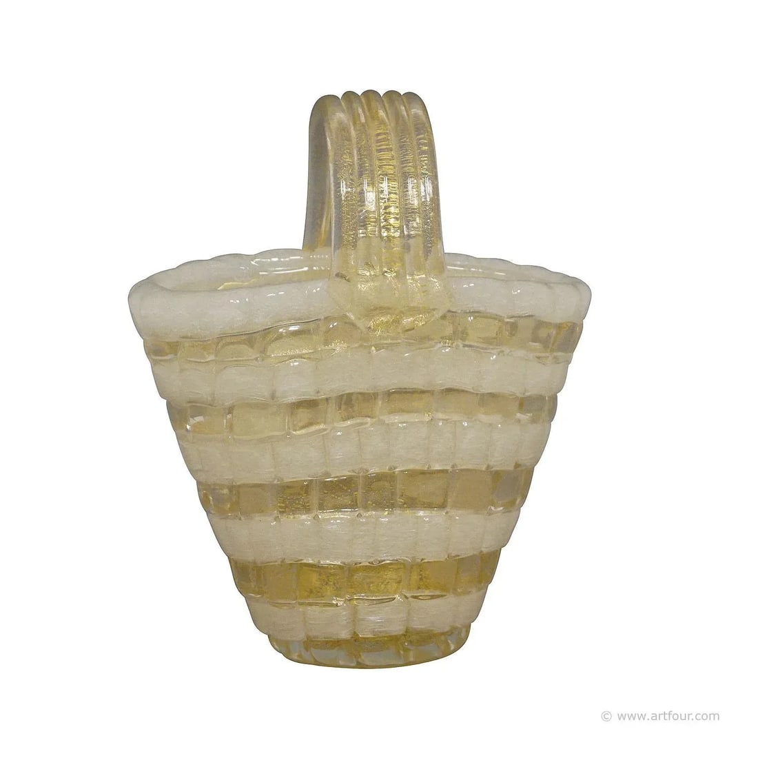 Ercole Barovier for Barovier & Toso Attr. Glass Basket Circa 1940ties - 10