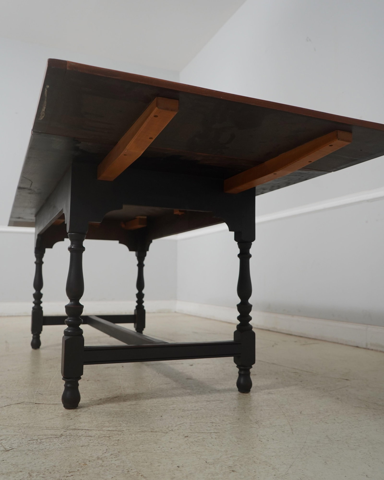 Eldred Wheeler Cherry Top Dining Room Farm Table - 11