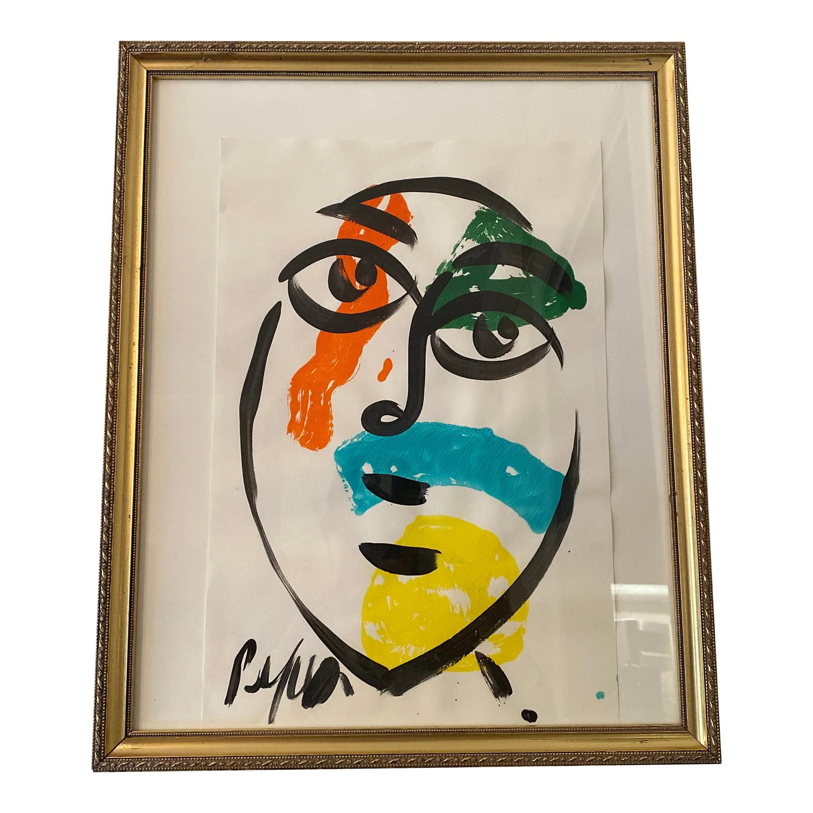 Vintage Abstract Portraiture; Original Artwork by Peter Robert Keil: Fantastic original paintings by Listed world renowned artist Peter Robert Keil (born 1942 Germany) Peter has self proclaimed to be the last of the living legend artists working in his career with