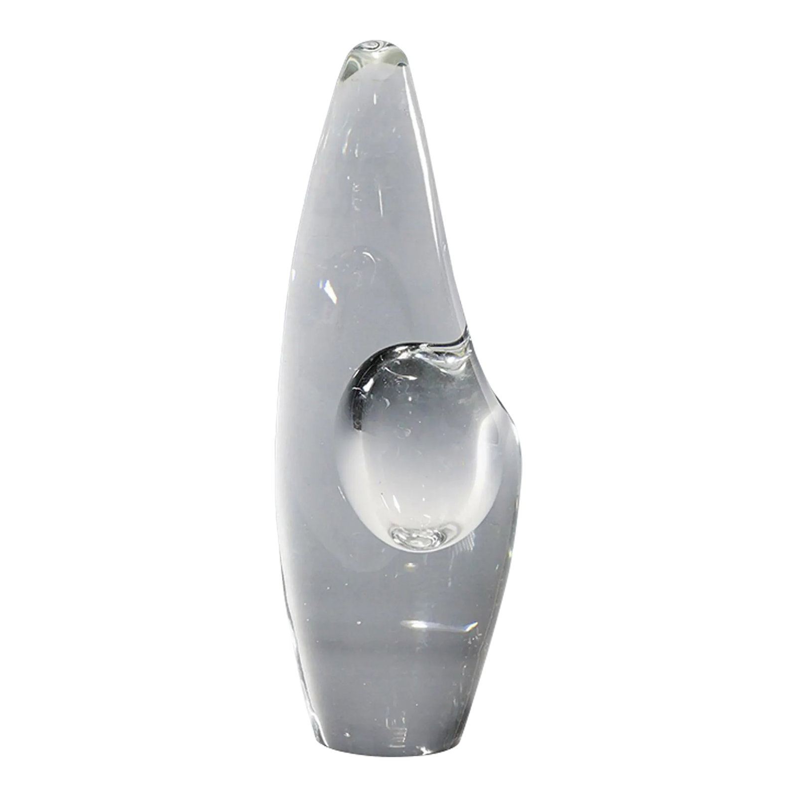 Vintage Vase 'Orkidea' by Timo Sarpaneva for Iittala: Vintage Vase 'Orkidea' by Timo Sarpaneva for Iittala A large vintage 'Orkidea' (Orchid) vase designed by Timo Sarpameva for Iittala in 1953. Marked with incised signature 'TIMO SARPANEVA 236 / 1990' o