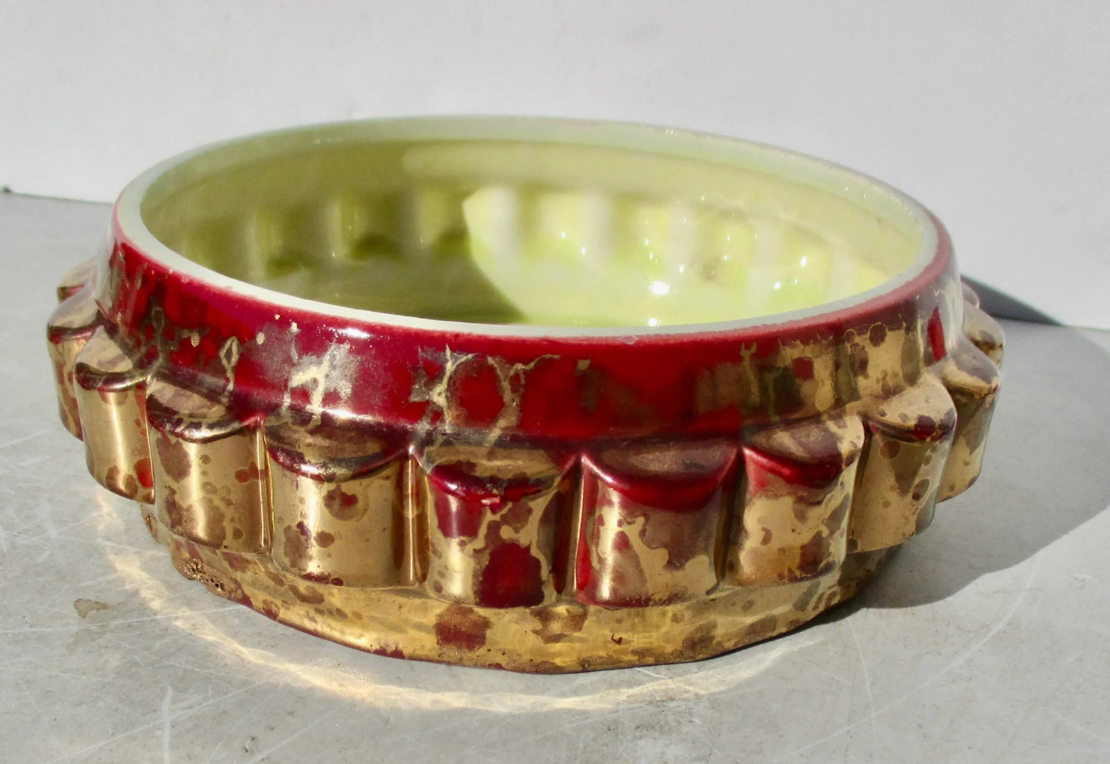 Sevres Porcelain Art Deco Low Bowl Circa 30s - 2