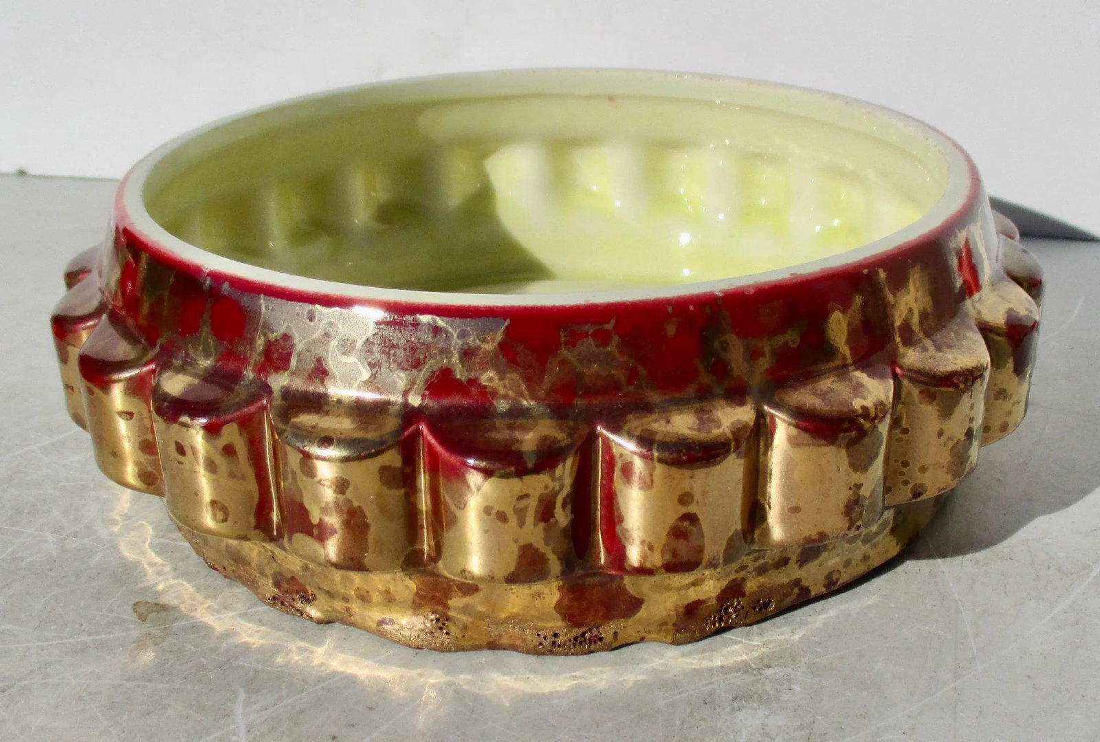 Sevres Porcelain Art Deco Low Bowl Circa 30s - 3