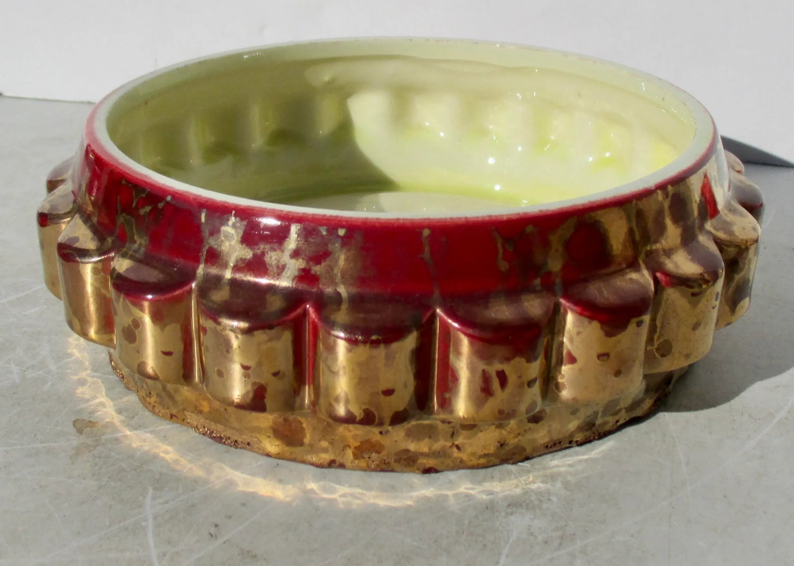 Sevres Porcelain Art Deco Low Bowl Circa 30s - 4