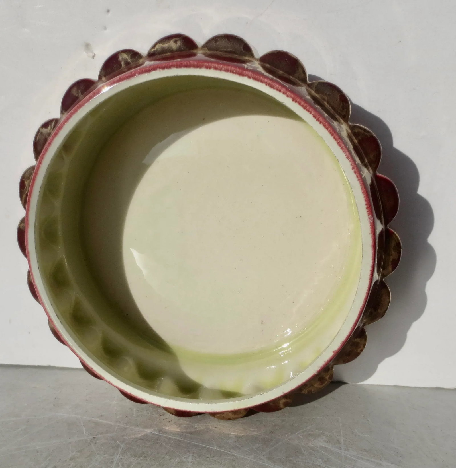 Sevres Porcelain Art Deco Low Bowl Circa 30s - 5