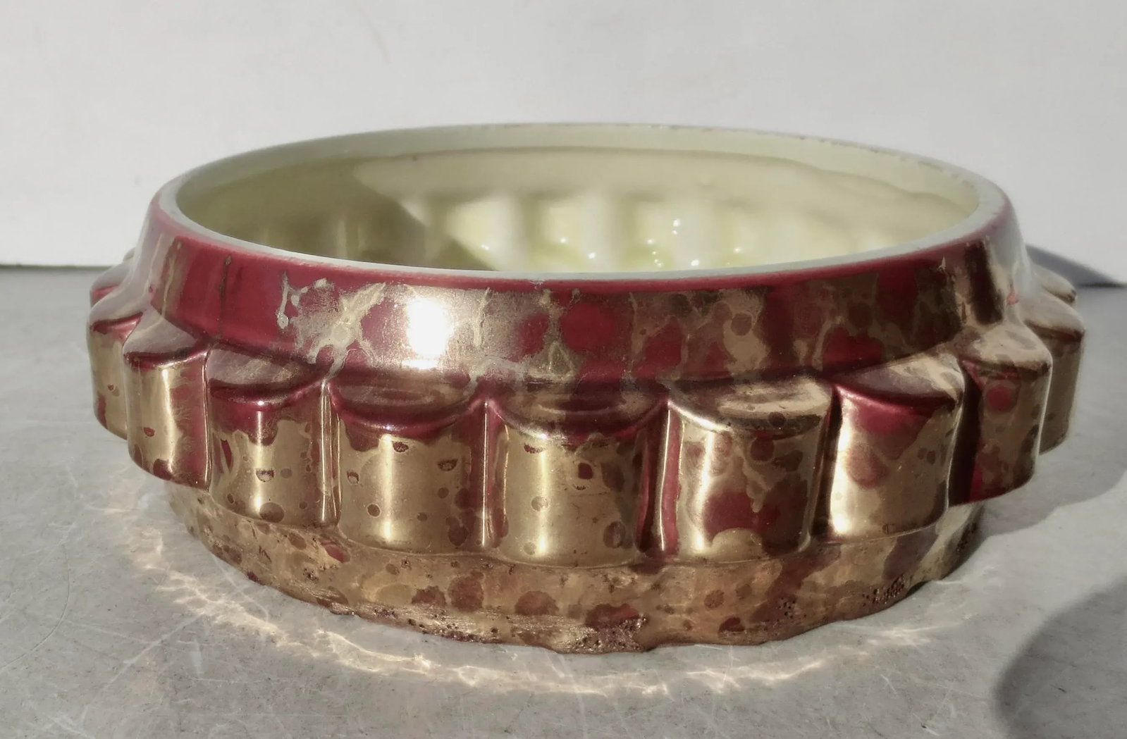 Sevres Porcelain Art Deco Low Bowl Circa 30s - 9