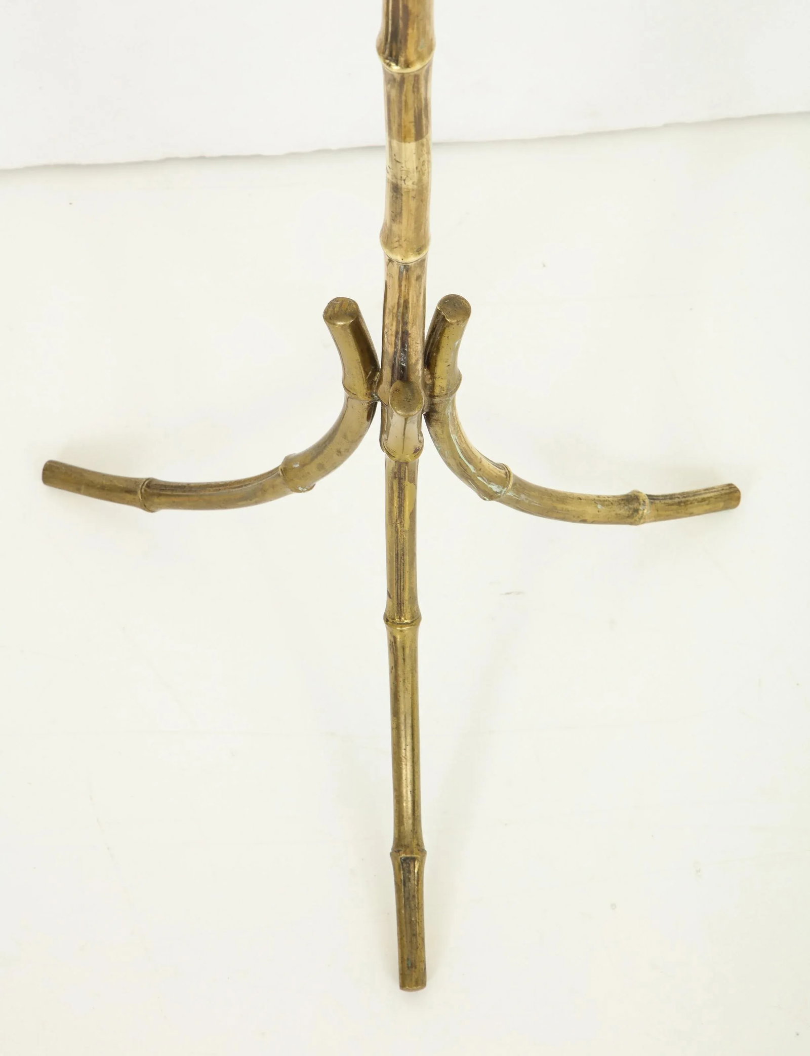 Bronze Faux Bamboo Tripod Floor Lamp by Maison Baguès, France, 1960s - 10