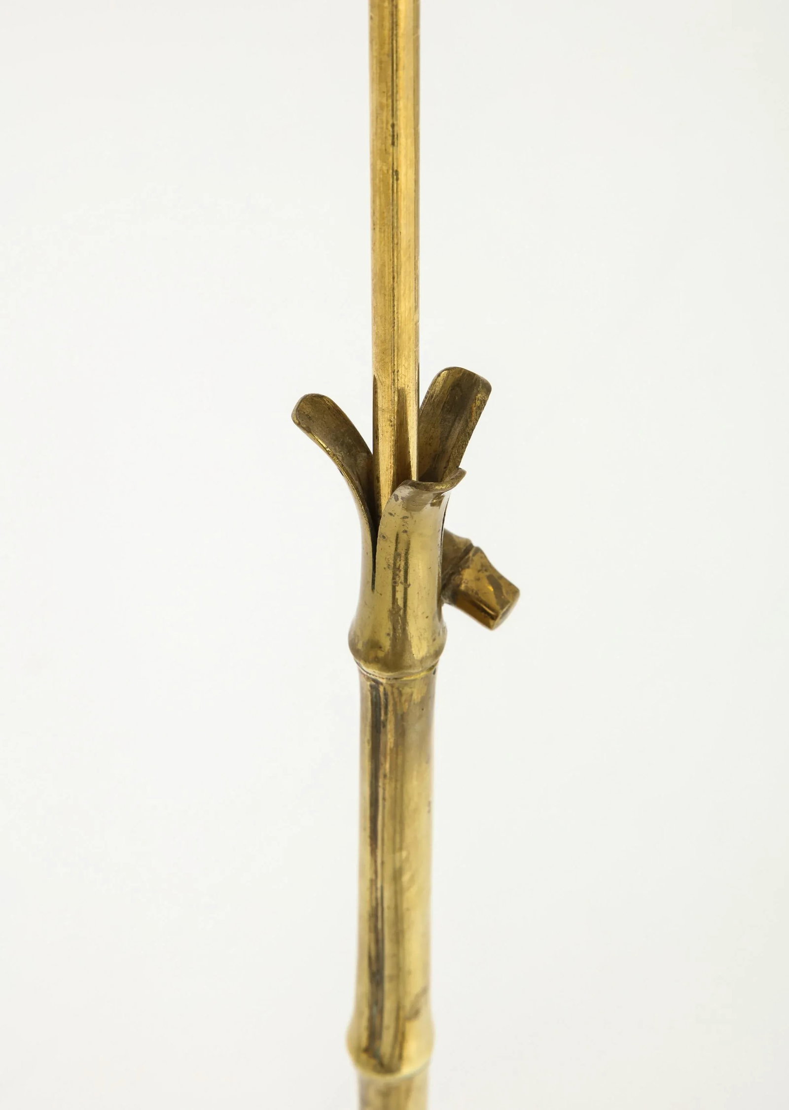 Bronze Faux Bamboo Tripod Floor Lamp by Maison Baguès, France, 1960s - 11