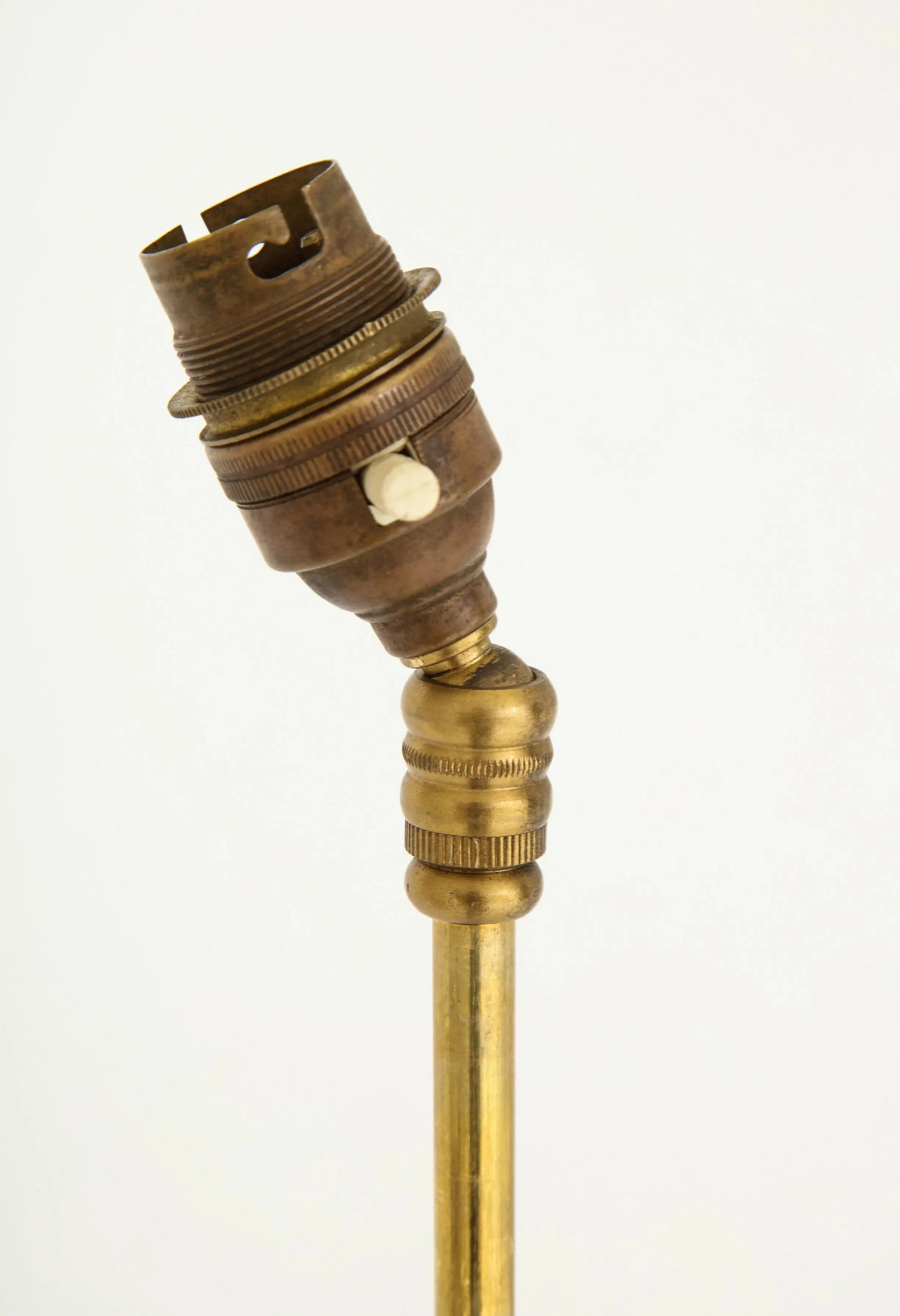 Bronze Faux Bamboo Tripod Floor Lamp by Maison Baguès, France, 1960s - 3
