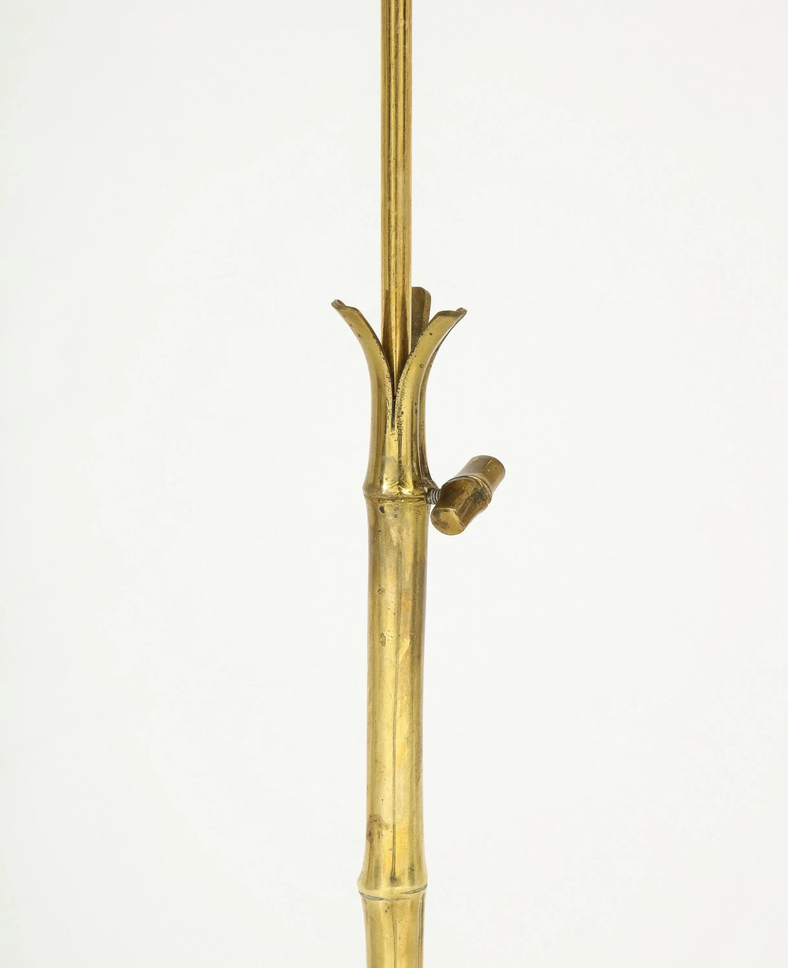 Bronze Faux Bamboo Tripod Floor Lamp by Maison Baguès, France, 1960s - 6