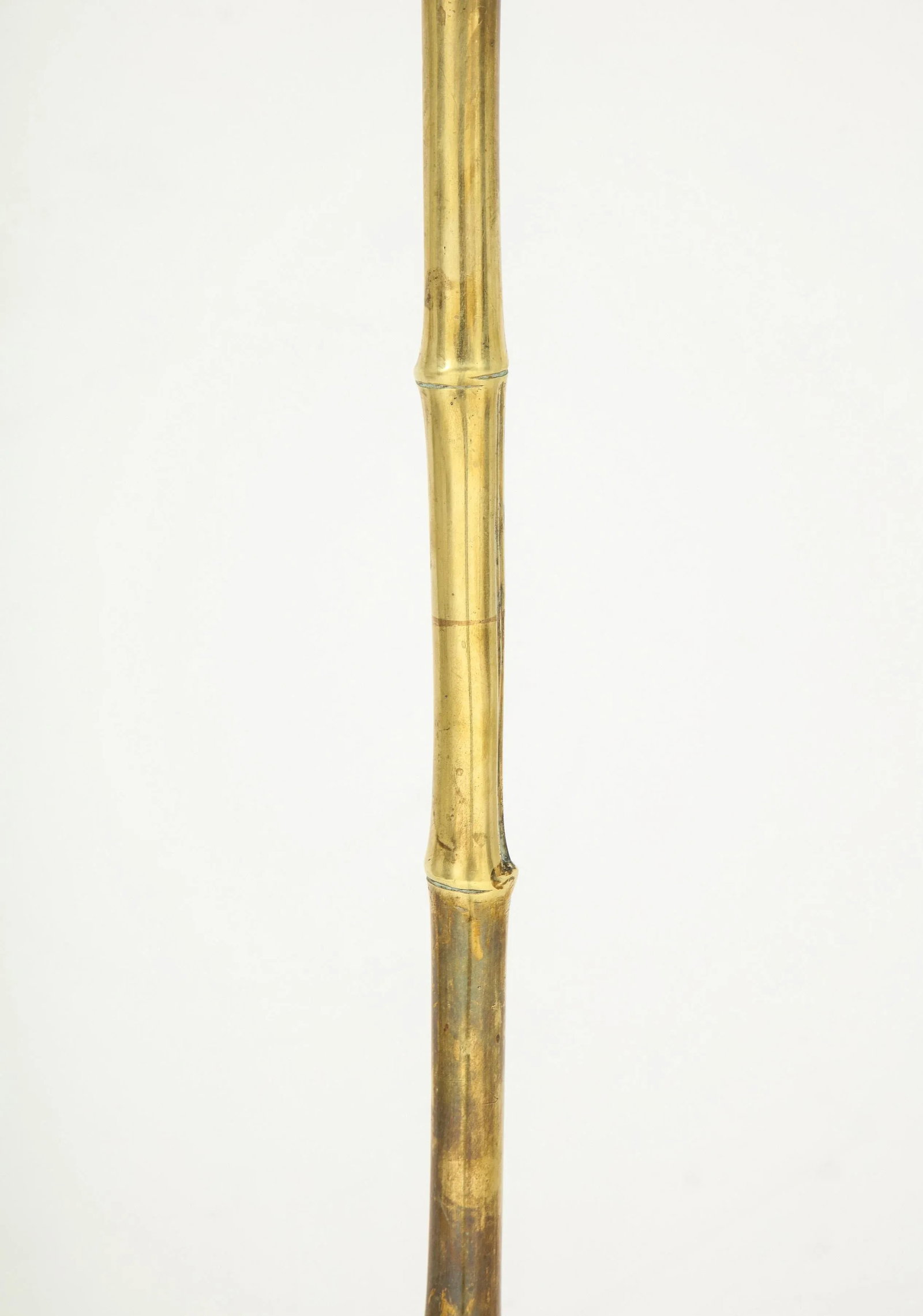 Bronze Faux Bamboo Tripod Floor Lamp by Maison Baguès, France, 1960s - 8