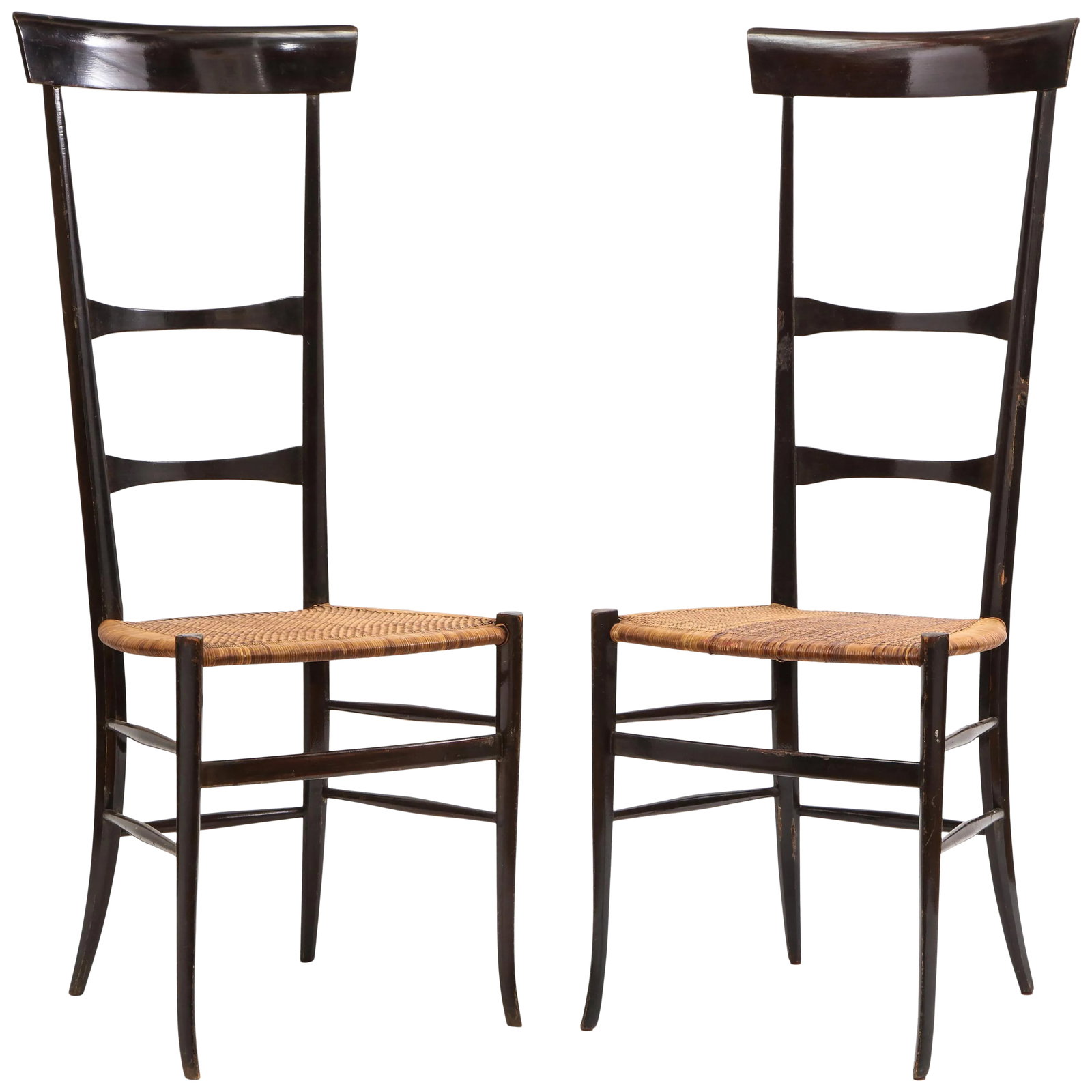 Pair of Chiavari "Super Leggera" Chairs, Italy, 1950s (1 of 13)