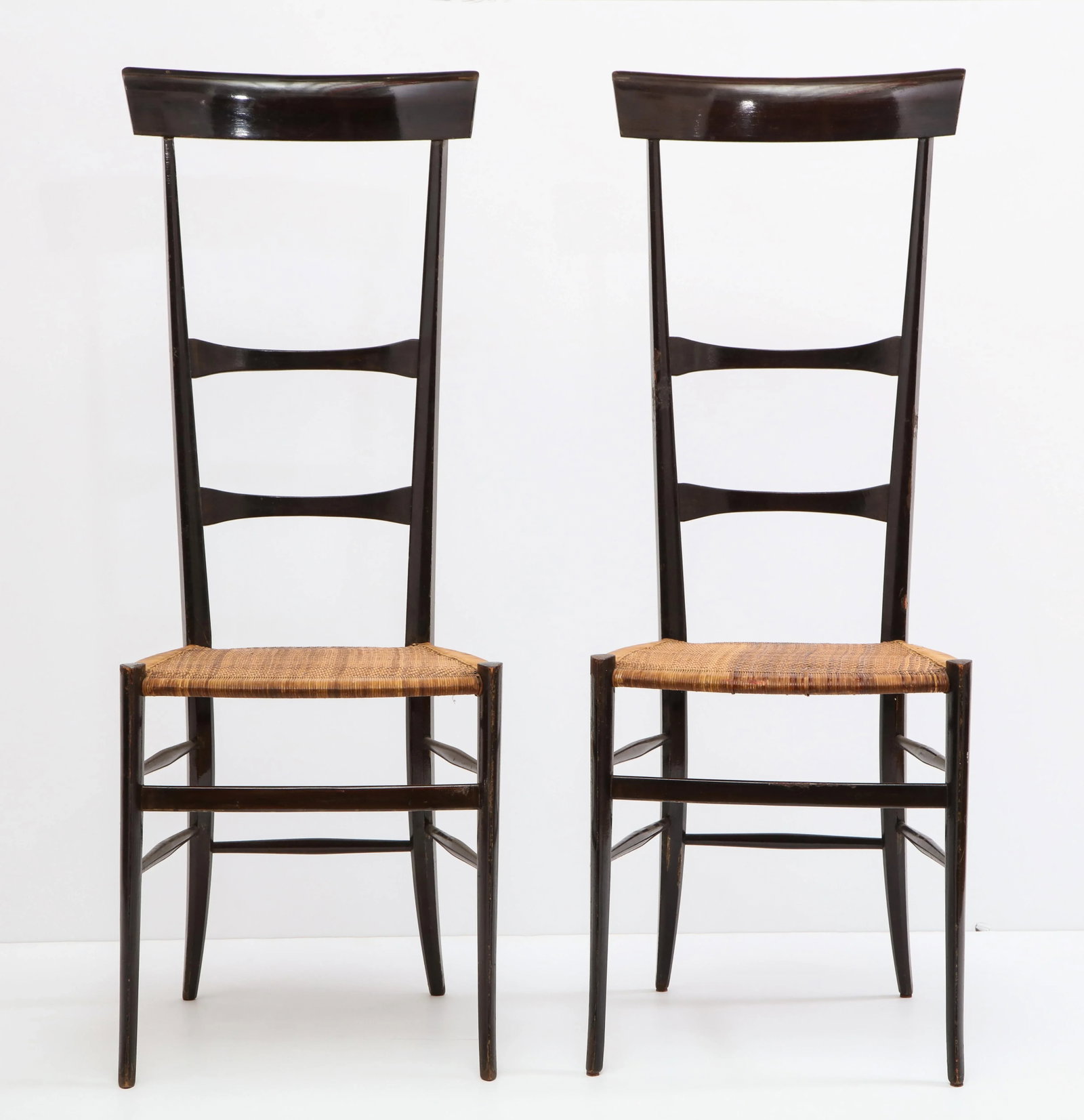 Pair of Chiavari "Super Leggera" Chairs, Italy, 1950s - 9