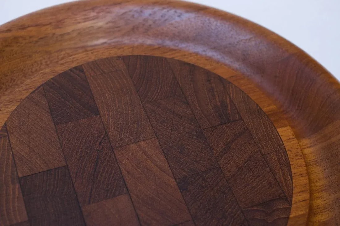 Set of Three Staved Teak Cutting Boards / Trays by Jens Quistgaard for Dansk - 9