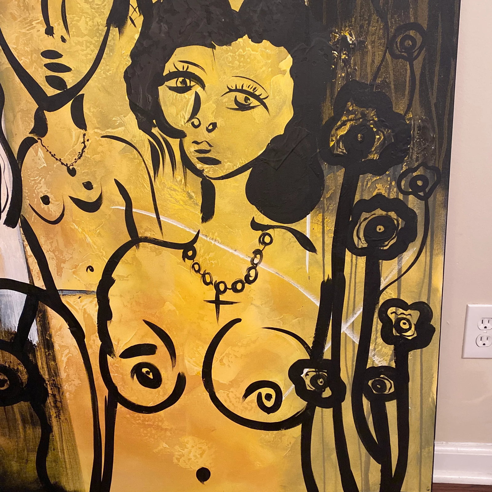 1970s Original Peter Keil Abstract Painting on Canvas - 3