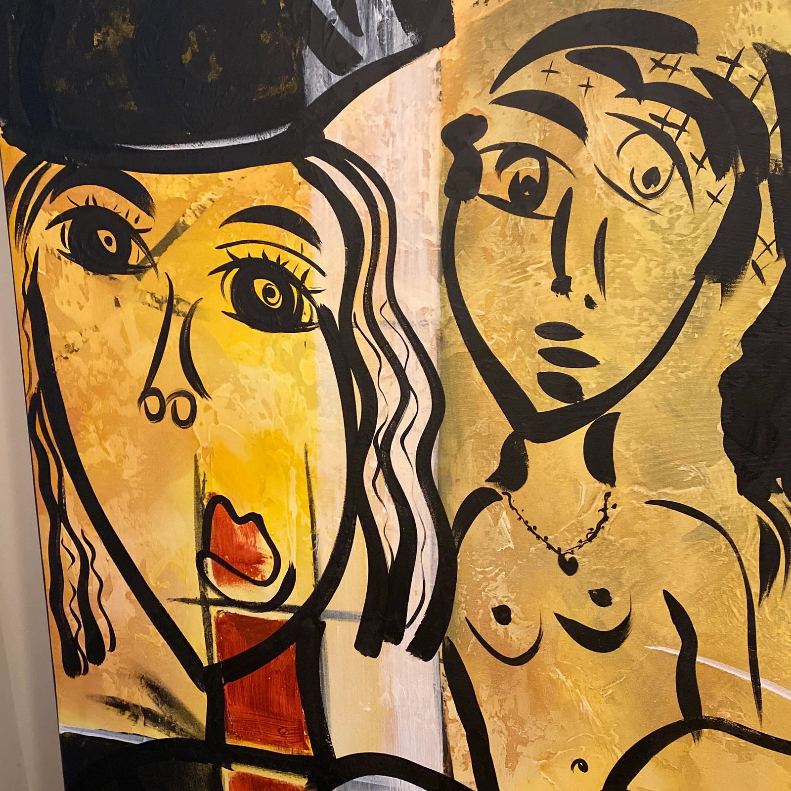 1970s Original Peter Keil Abstract Painting on Canvas - 4