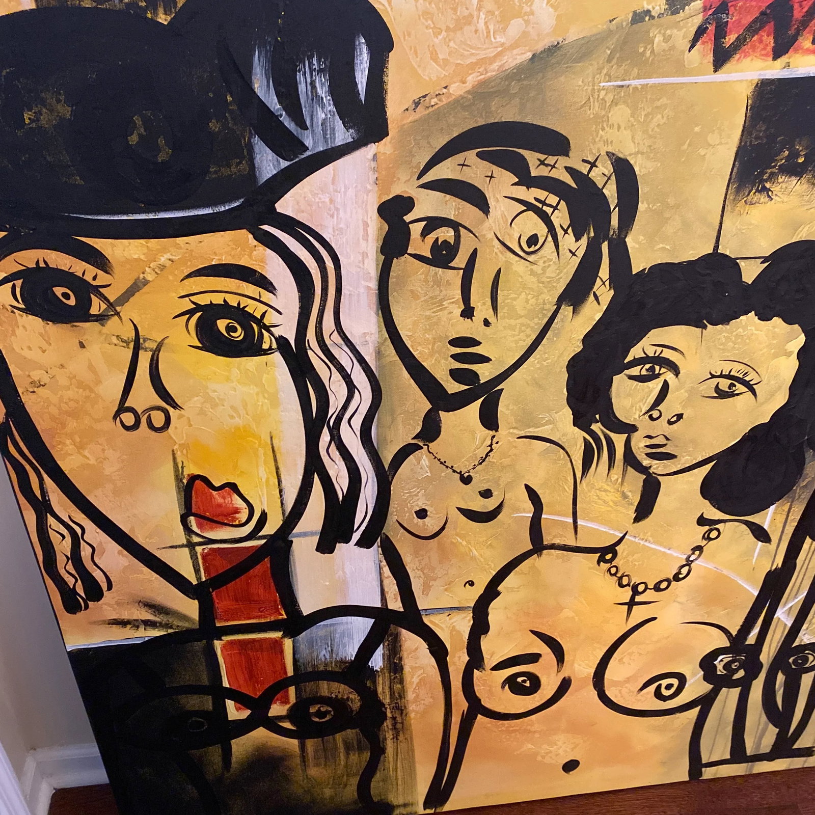 1970s Original Peter Keil Abstract Painting on Canvas - 6