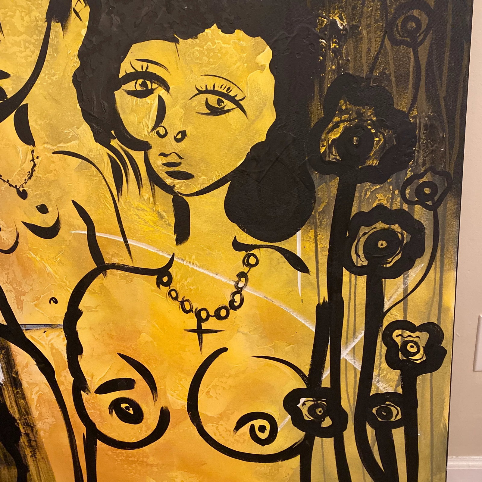 1970s Original Peter Keil Abstract Painting on Canvas - 8
