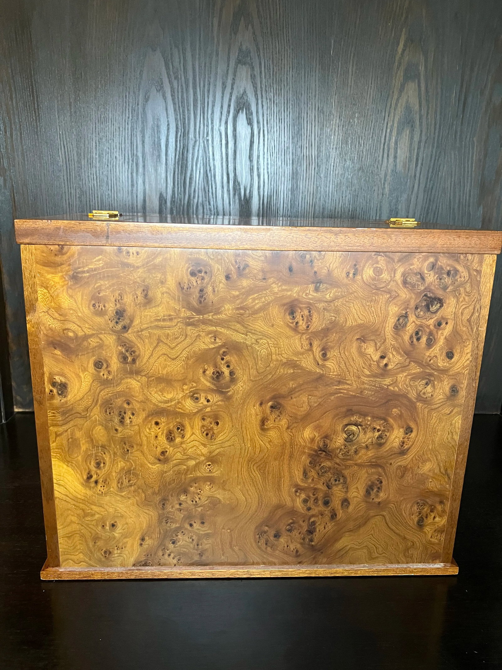 1990s Vintage Luxury Jewelry Case by Agresti of Florence, Italy, Hand-Crafted From Briarwood and Mah - 10