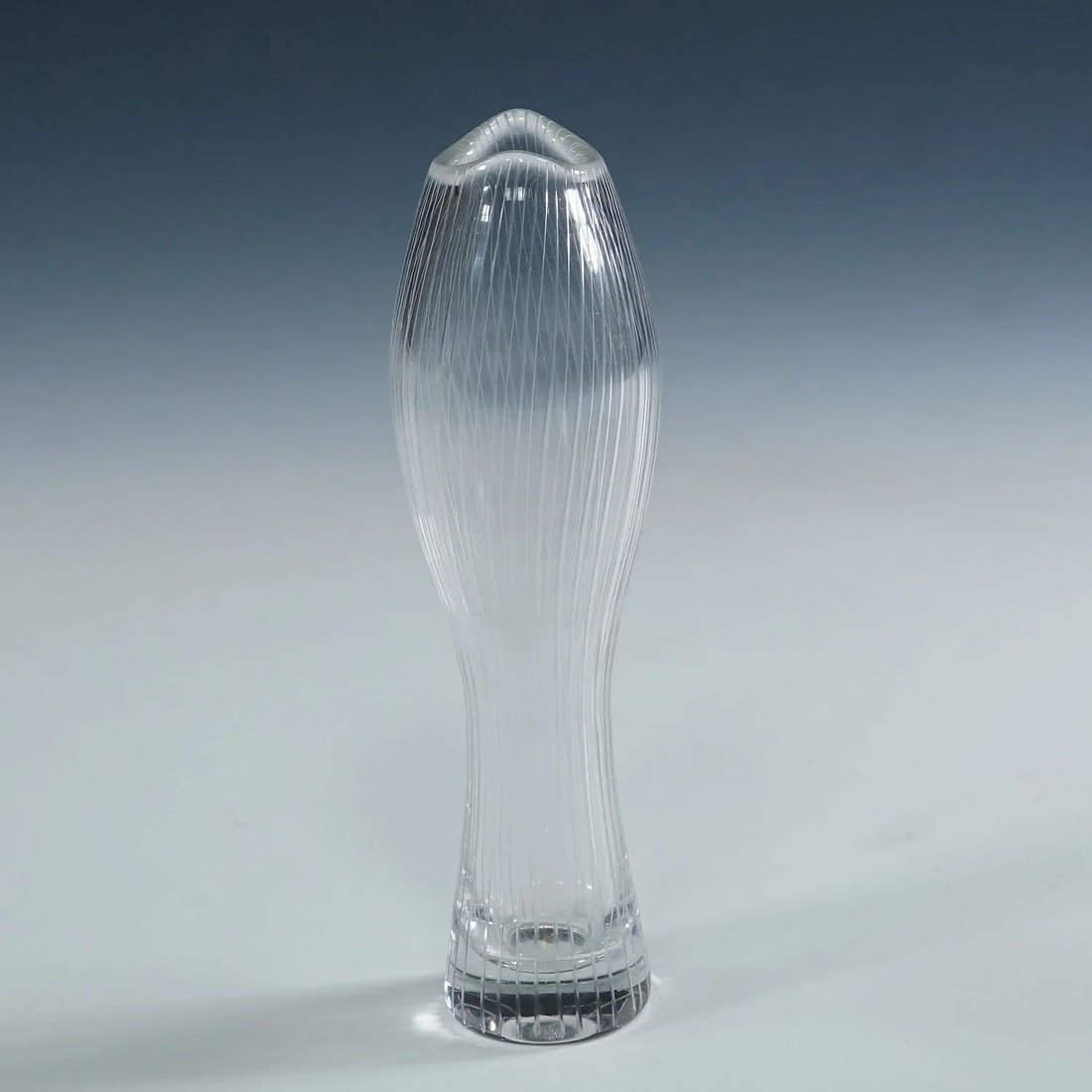 Vintage Art Glass Vase Varsanjalka by Tapio Wirkkala for Iittala 1956 - 2