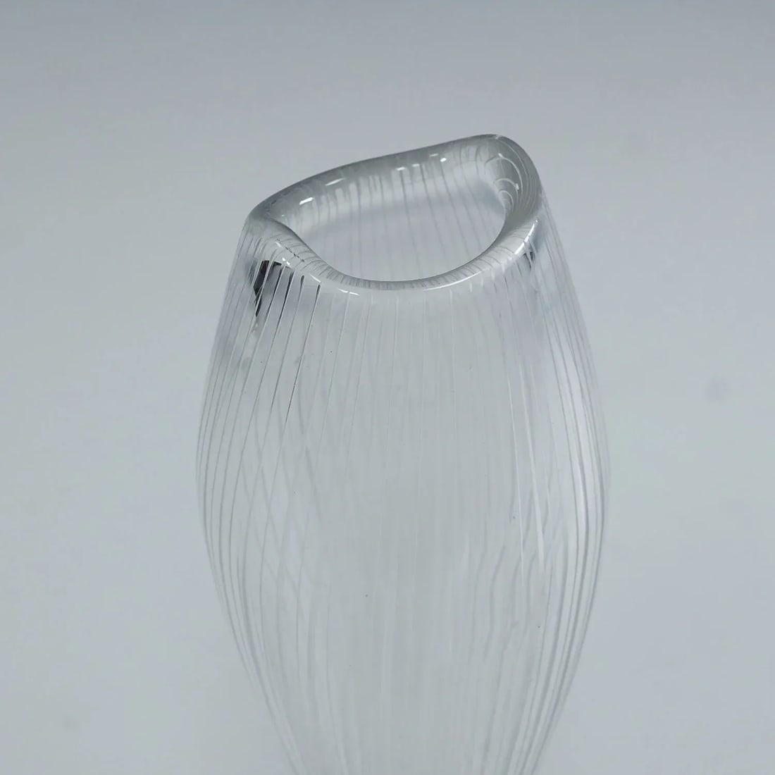Vintage Art Glass Vase Varsanjalka by Tapio Wirkkala for Iittala 1956 - 3