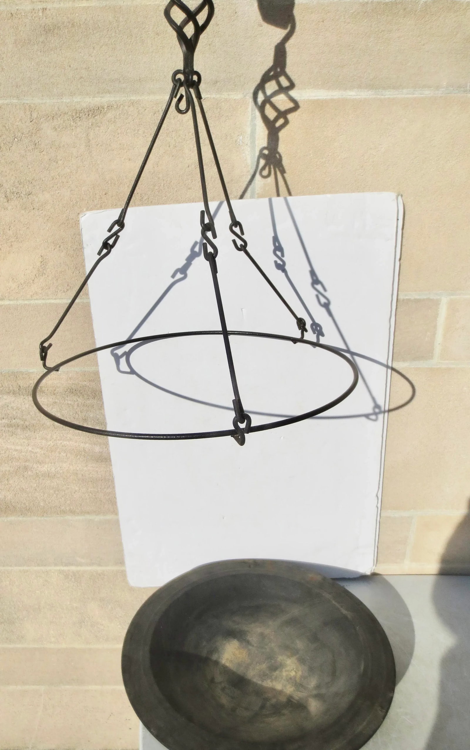 Wrought Iron Hanging Kitchen Trays - 9