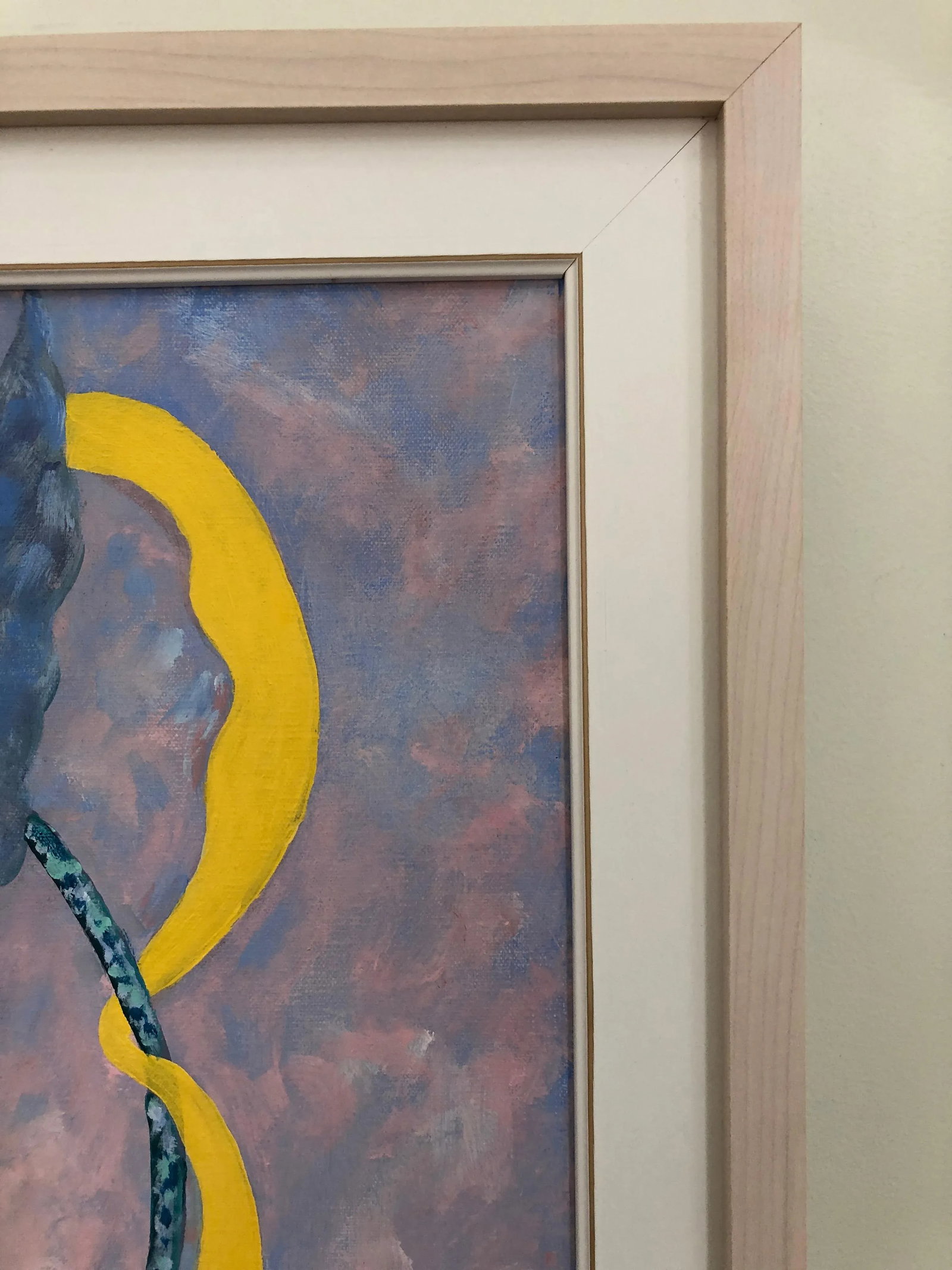 Contemporary Original Figural Painting in Custom Frame - 4